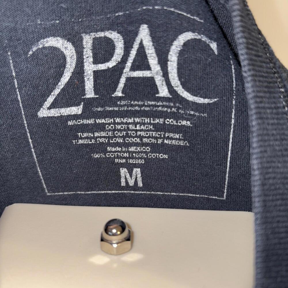 2pac Tupac Shakur California Love Graphic T-shirt MENS SIZE MEDIUM‎ BLACK Music - Picture 3 of 3